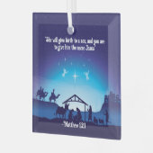 Religieus aangepaste kerst ornament (Voorkant links)