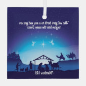 Religieus aangepaste kerst ornament (Achterkant)