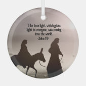 Religieus aangepaste kerst ornament (Voorkant)