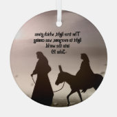 Religieus aangepaste kerst ornament (Achterkant)