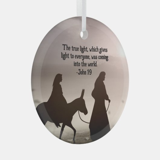 Religieus aangepaste kerst ornament (Voorkant Rechts)