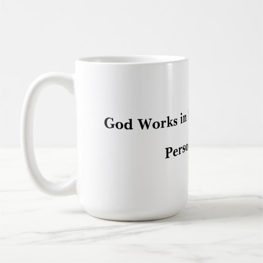 Religieus Aardige God Mok (Links)