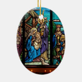 Religieus afbeelding voor ovaal Ornament (Achterkant)