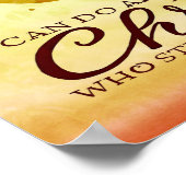 Religieus Alle Dingen Christus  Boom Poster (Hoek)