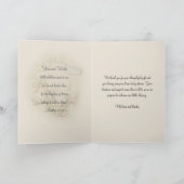 Religieus Baby shower Dank u Bedankkaart (Binnen)