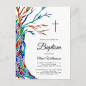 Religieus baptisme - Briefkaart voor uitnodiging (Voorkant)