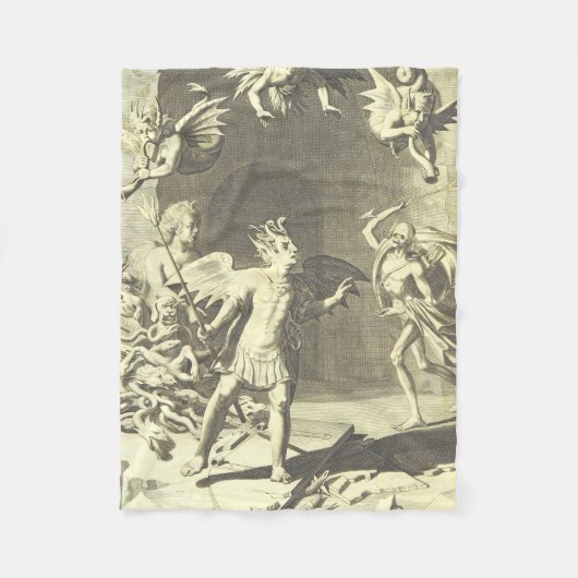 religieus bizar 2 fleece deken (Voorkant)