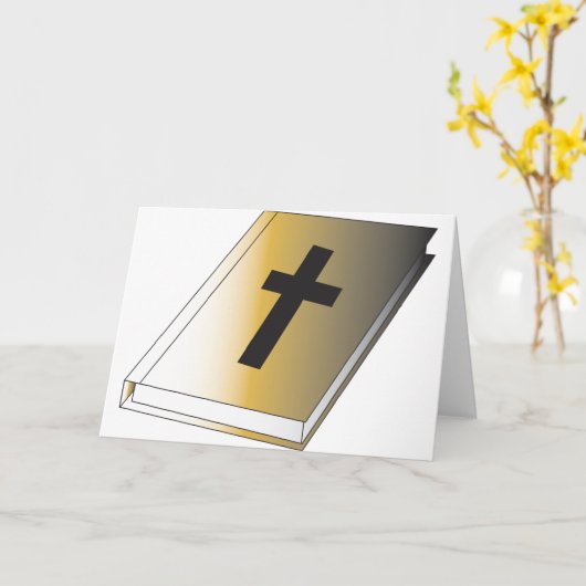 Religieus boek Wenskaarten Kaart (Gele Bloem)