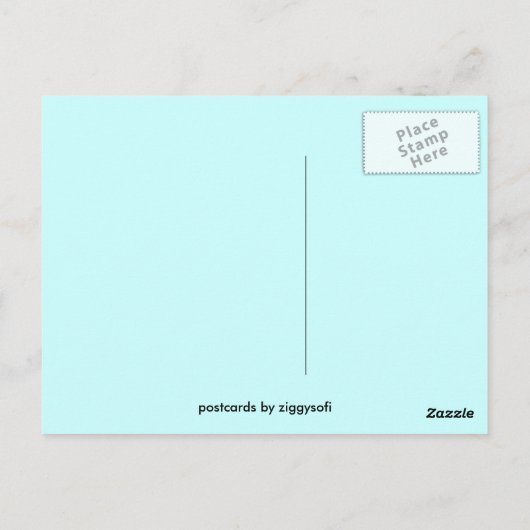 religieus briefkaart (Achterkant)