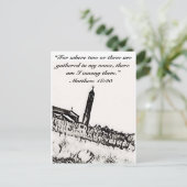 Religieus Briefkaart (Staand voorkant)