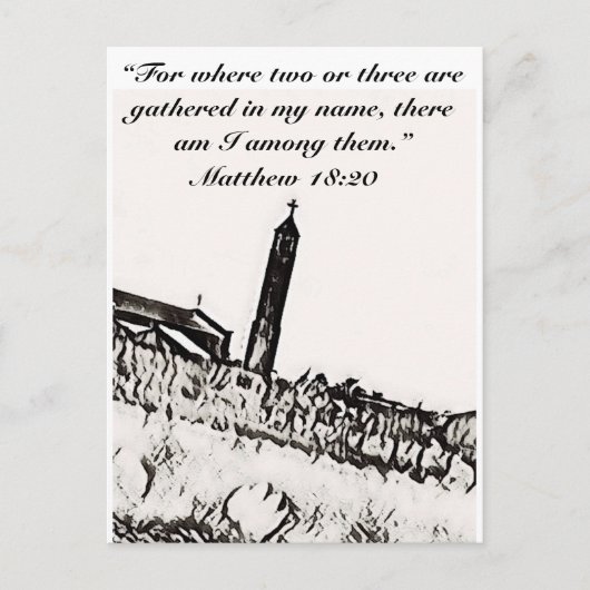 Religieus Briefkaart (Voorkant)