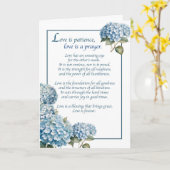 Religieus bruiloft Jubileum naar paar blauw Kaart (Gele Bloem)