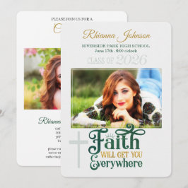 Religieus Christelijk Afstuderen Klasse van 2022 F Kaart