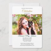 Religieus Christelijk Afstuderen Klasse van 2022 F Kaart (Achterkant)