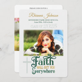 Religieus Christelijk Afstuderen Klasse van 2022 F Kaart