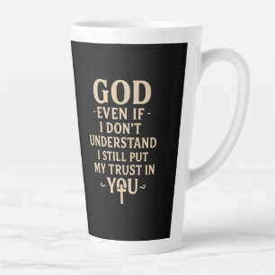 Religieus christelijk geloof citaat latte mok