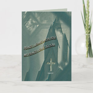 Religieus christelijk geloof Vrede Laat Ik bij U a Kaart