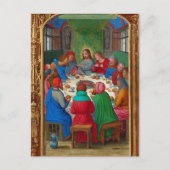 Religieus Christelijk Het Laatste Avondmaal Jezus  Feestdagenkaart (Voorkant)
