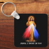 Religieus Christelijk Jezus Ik vertrouw op jou Rel Sleutelhanger (Voorkant)
