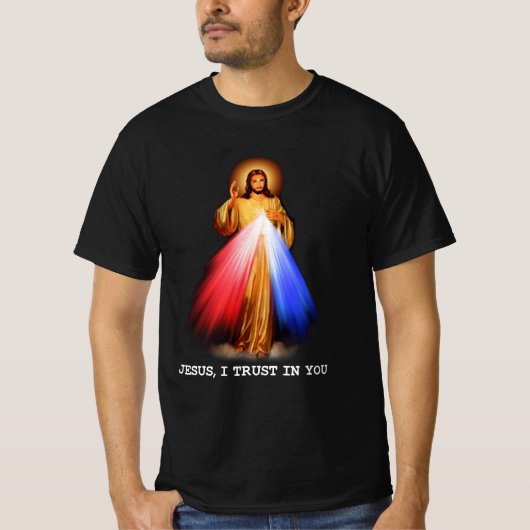 Religieus Christelijk Jezus Ik vertrouw op jou Rel T-shirt (Voorkant)