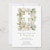 Religieus Christelijk Kruisblad Paasbrunch Kaart (Voorkant)