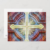 Religieus Christelijk kruissymbool Briefkaart (Voorkant / Achterkant)