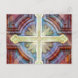 Religieus Christelijk kruissymbool Briefkaart