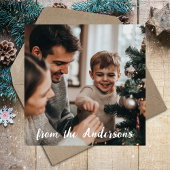 Religieus-Christelijke foto vrolijk kerstfeest Feestdagenkaart