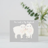 Religieus De Heer is Mijn Herder Psalm 23 Briefkaart (Staand voorkant)