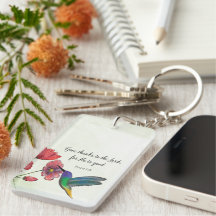 Religieus denk aan jou bloemen met kolibrie
