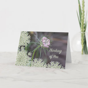 Religieus denken aan jou, Queen Anne's Lace Kaart