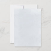 religieus evenement blauw kruis dank u Kaart (Achterkant)