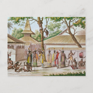 Religieus festival in Caieli, Buru-eiland Briefkaart