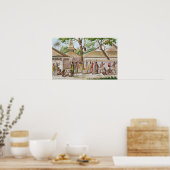Religieus festival in Caieli, Buru-eiland Poster (Keuken)