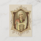Religieus gebed in St. Veronica Veil van Jezus Visitekaartje (Voorkant)