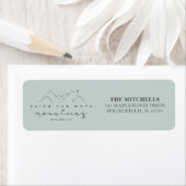 Religieus geloof beweegt bergen moderne Boho gewoo Etiket (Insitu)