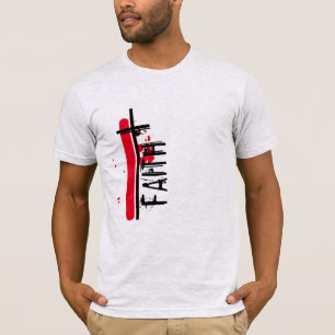 Religieus geloofskruis, Jezus Christus Christelijk T-shirt