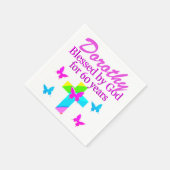 RELIGIEUS GEPERSONALISEERDE 60E VERJAARDAG SERVETT SERVET (Hoek)