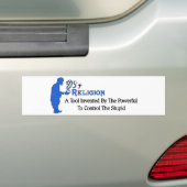 Religieus gereedschap bumpersticker (Op auto)
