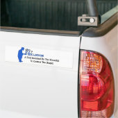 Religieus gereedschap bumpersticker (Op Truck)