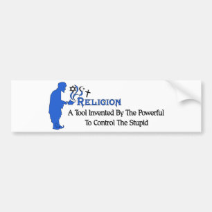 Religieus gereedschap bumpersticker
