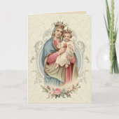 Religieus Gezegend Maria Jezus Gebed Kaart (Voorkant)