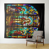 Religieus Glas in lood Wandkleed (In Situ (horizontaal))