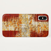 Religieus halftone kruis Case-Mate iPhone case (Achterkant (horizontaal))