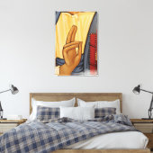 Religieus Handgebaar Kunst Canvas Afdruk (Insitu (Slaapkamer))