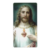 Religieus hart van Jesus Prayer Klassiek Etiket (Voorkant)