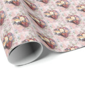 Religieus hart van Maagd Mary Elegant Cadeaupapier (Rol Hoek)