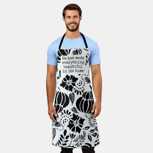Religieus heeft Hij alles mooi gemaakt Schort (Gedragen)
