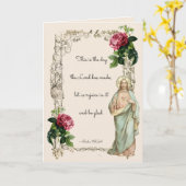 Religieus heilig hart van Jezus Floral  Kaart (Gele Bloem)