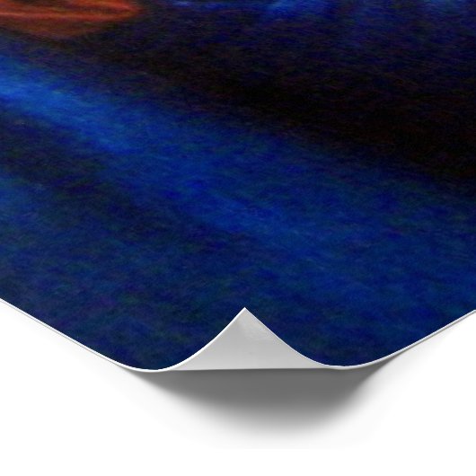 Religieus heilig hart van Jezus katholiek Poster (Hoek)